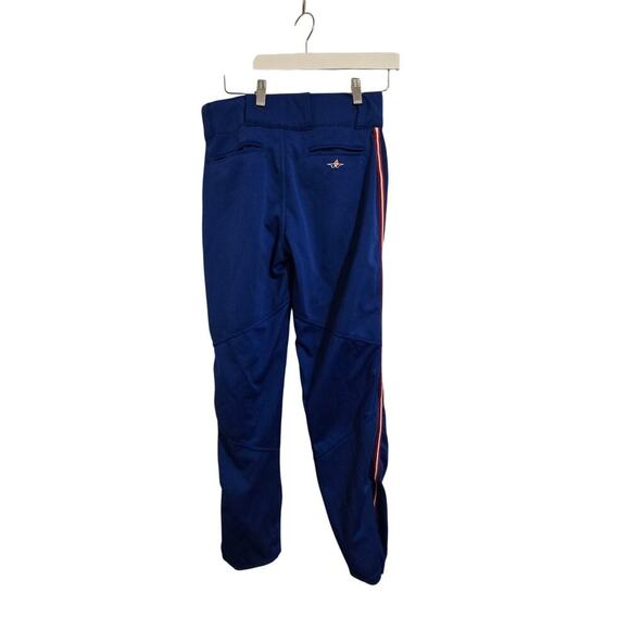 Alleson Youth Baseball Pants Blue White Red Trim Size Large Athletic Sports - Picture 3 of 7